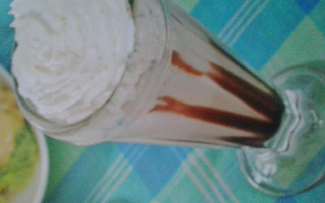 Shake de café com chantilly