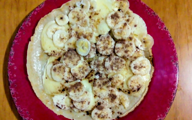 Crepioca de banana light ou não