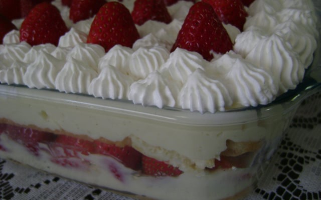 Trifle de morango