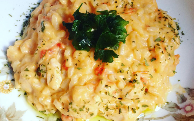 Risoto Frango com Requeijão