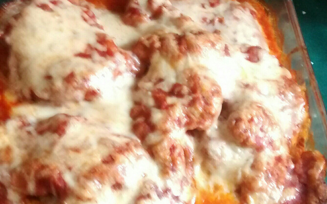 Coxão mole à parmegiana