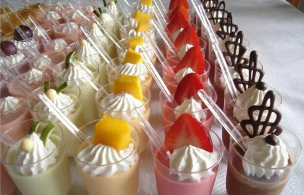 Docinhos em copinhos