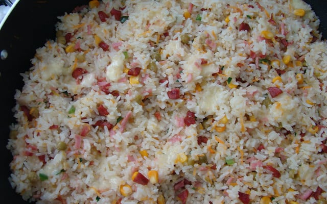 Arroz à calabresa