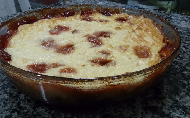 Pudim de forno de goiabada