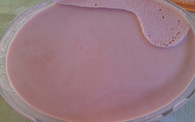 Sobremesa refrescante de melancia