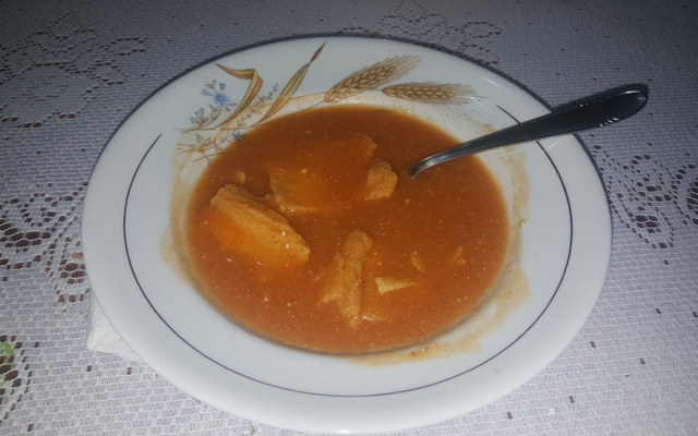 Sopa de tomate nevada