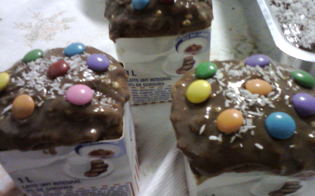 Cupcake de caixinha de leite