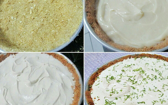 Torta gelada de limão - mousse ice lemon