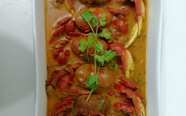 Caranguejo ao leite de coco