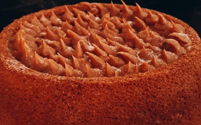 Bolo de churros invertido