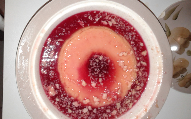 Pudim rosê de leite condensado