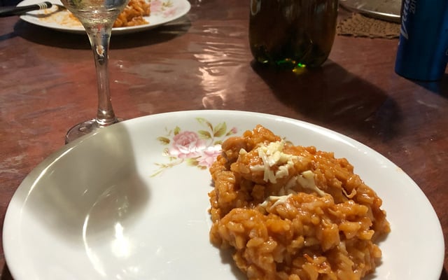 Risoto de frango Tudo Gostoso