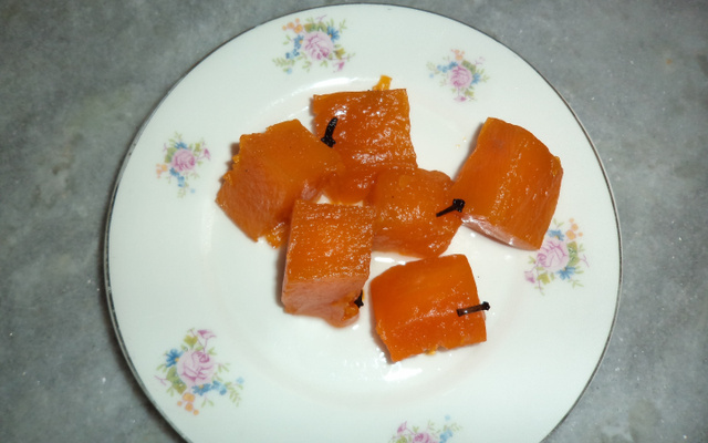 Doce de abóbora diet na panela pressão