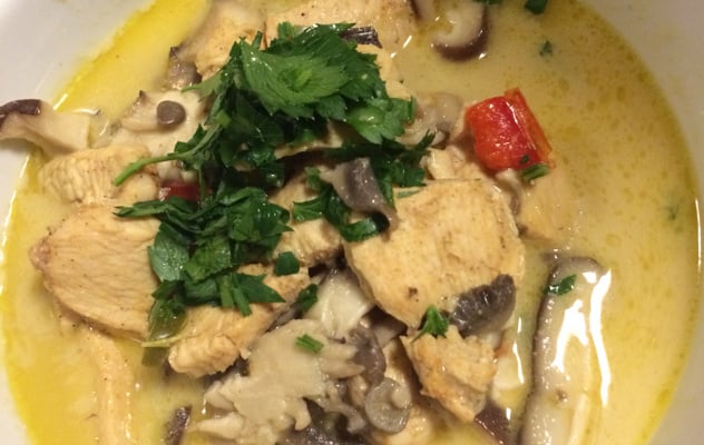 Sopa de cogumelos picante - low carb