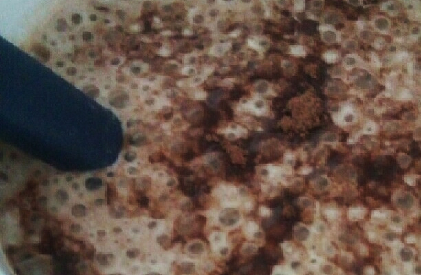 Vitamina de banana com chocolate