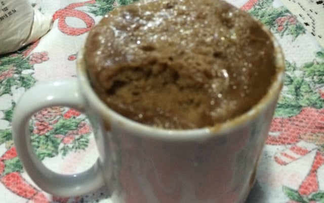 Bolo de caneca sem fermento