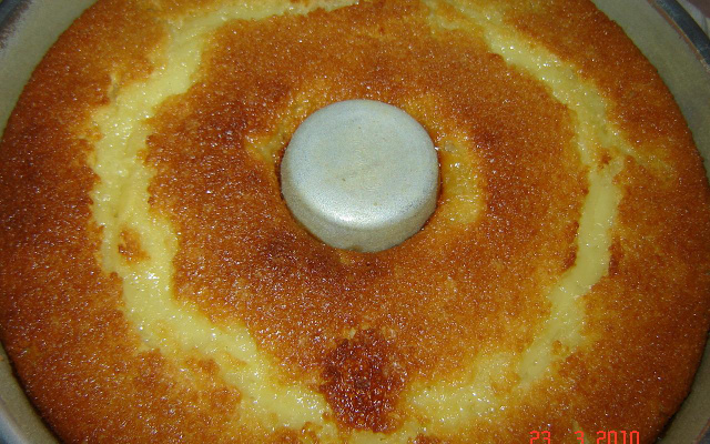 Bolo cremoso de fubá