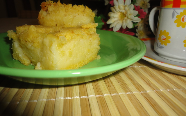 Bolo de fubá cremoso