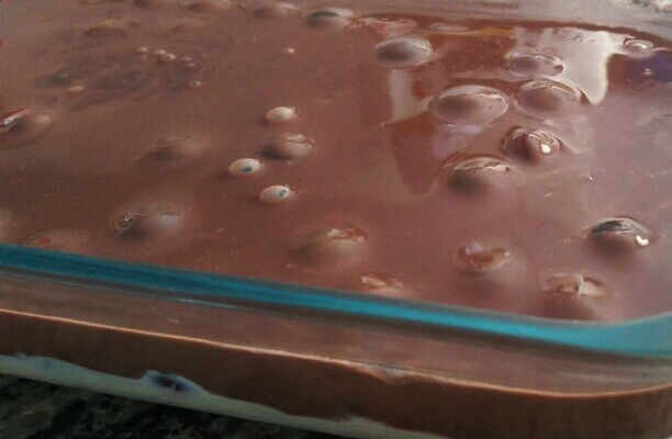 Cobertura de chocolate cremosa