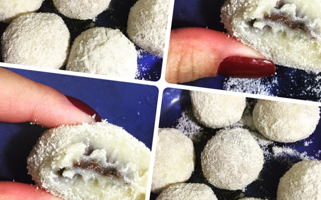 Brigadeiro de leite em pó com creme de avelã