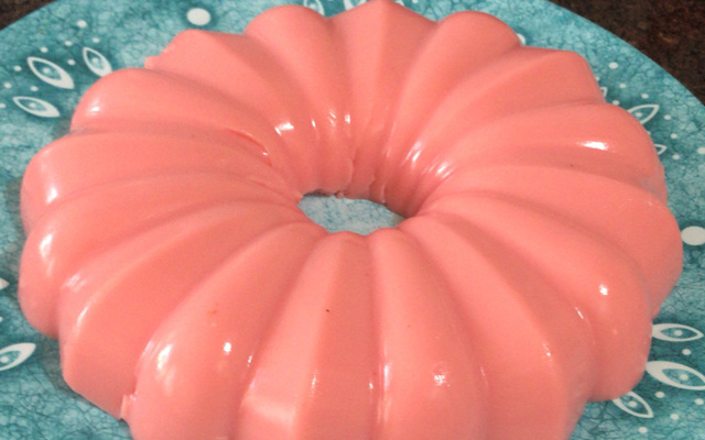 Bavaroise cor de rosa