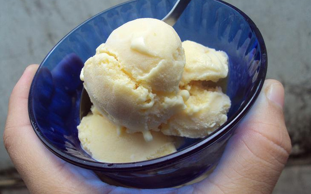 Sorvete de milho verde