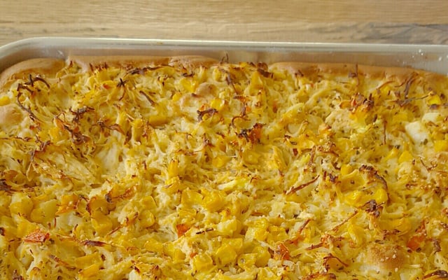 Torta de frango de liquidificador (sobras de salpicão)