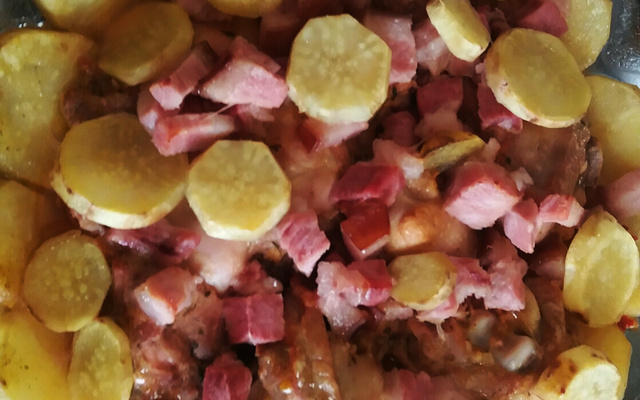 Frango com batata doce