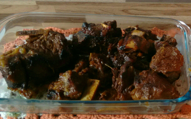 Costela de panela de pressão sem água