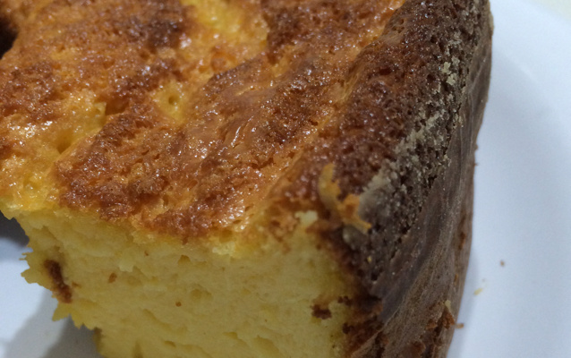 Bolo cremoso de milho