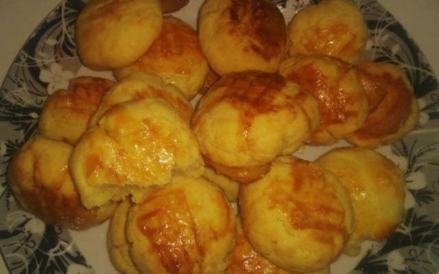 Biscoito salgado de queijo