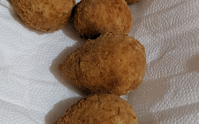 Coxinha de carne moída do Reimmes
