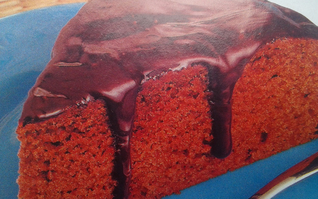 Bolo de chocolate tradicional