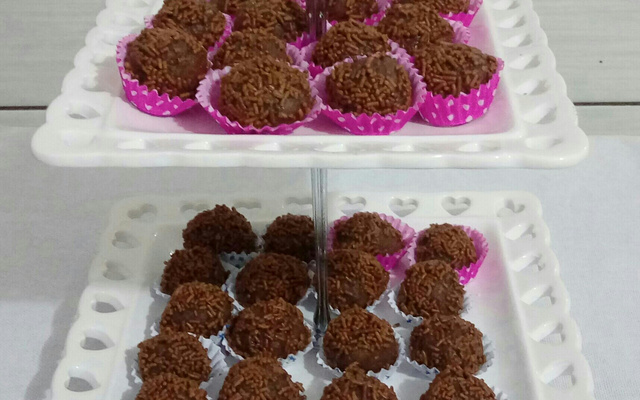 Brigadeiro diferente de mandioca