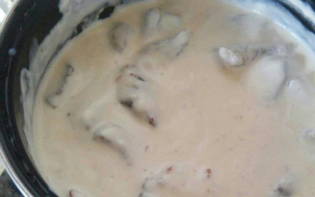 Carne de sol com creme de leite