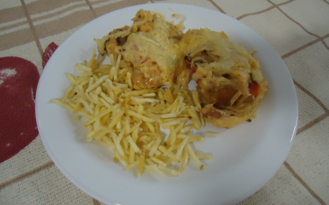 Empandos de frango assado