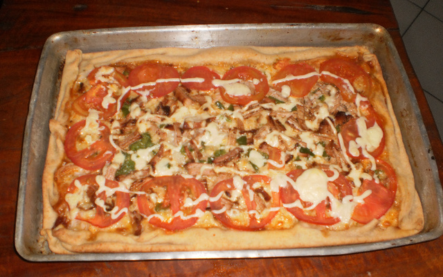 Massa de pizza artesanal