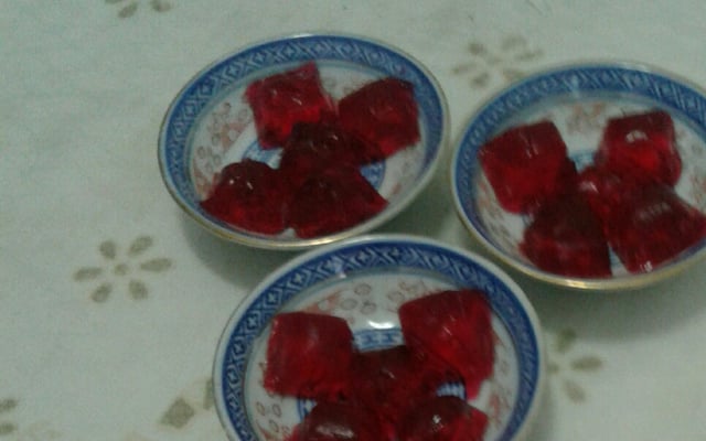 Balinhas de gelatina