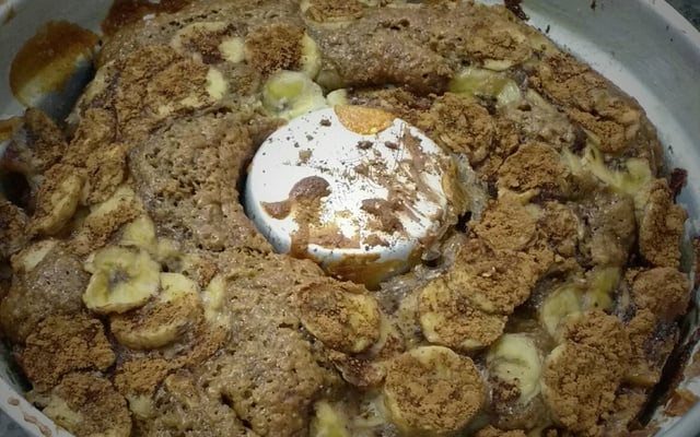 Torta de banana integral