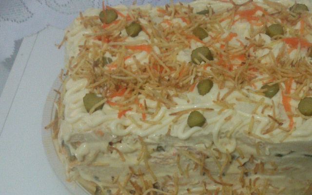 Torta fria de salpicão diferente