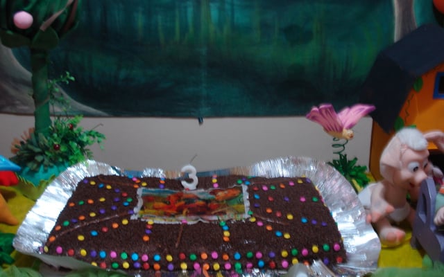 Bolo de chocolate recheado