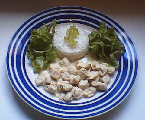 Frango ao molho de iogurte