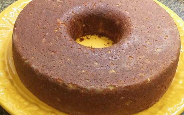 Bolo de farinha de tapioca com milho
