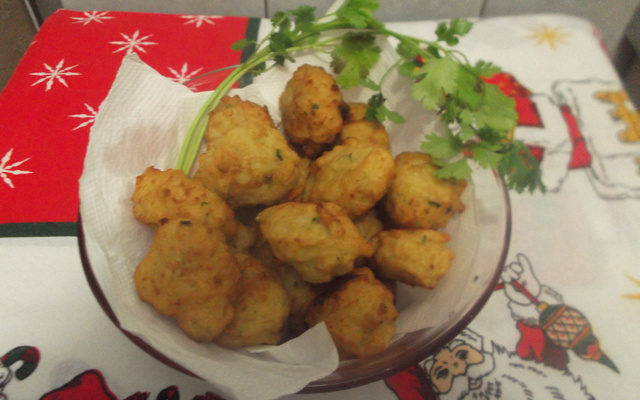 Bolinho de arroz cremoso