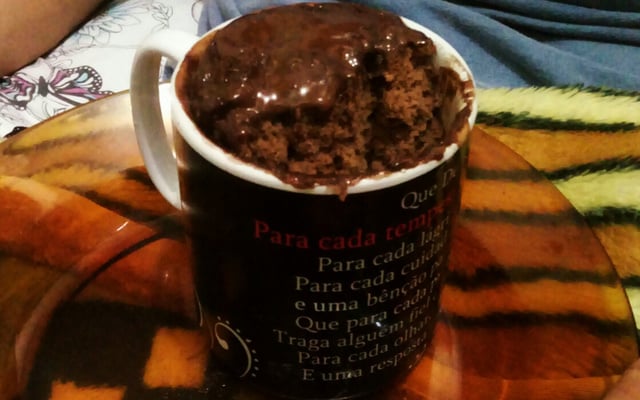 Bolo de caneca sem fermento