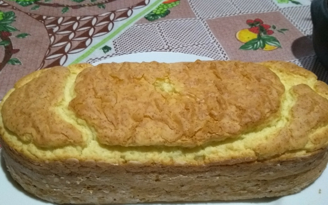 Pão sem glúten com farinha de arroz