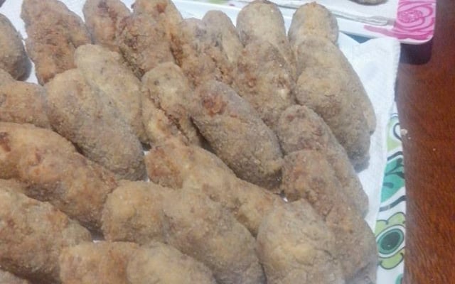 Croquete de carne moída