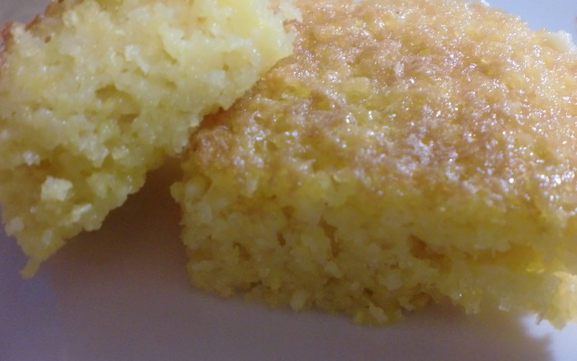 Bolo de milho cremoso