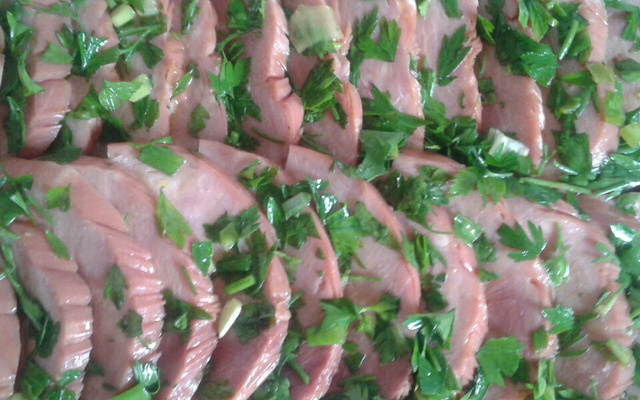 Tender ao molho salgado