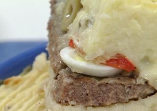 Escondidinho de hambúrguer